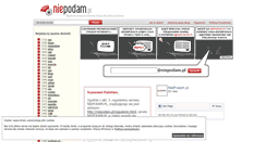 Desktop Screenshot of niepodam.pl